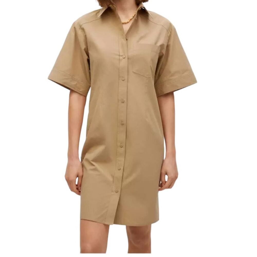 Mango Straight Dress - Statement Sleeves